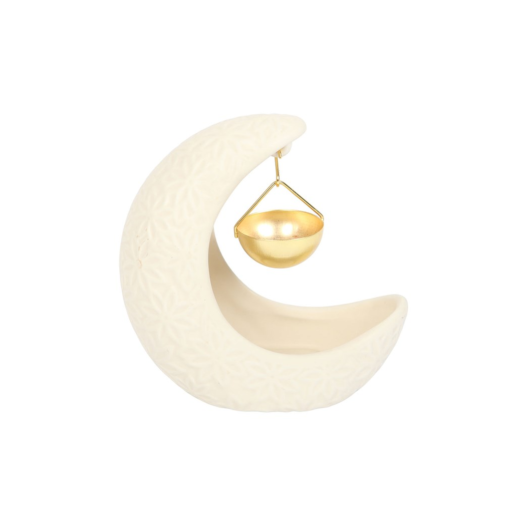 Crescent Moon Hanging Oil Burner