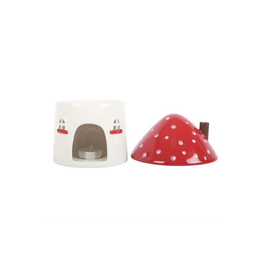 Mushroom House Oil Burner and Wax Warmer