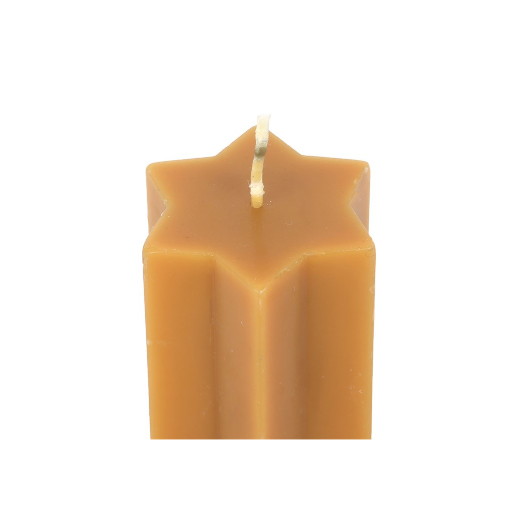 Gold Starry Night Star Shaped Taper Candle