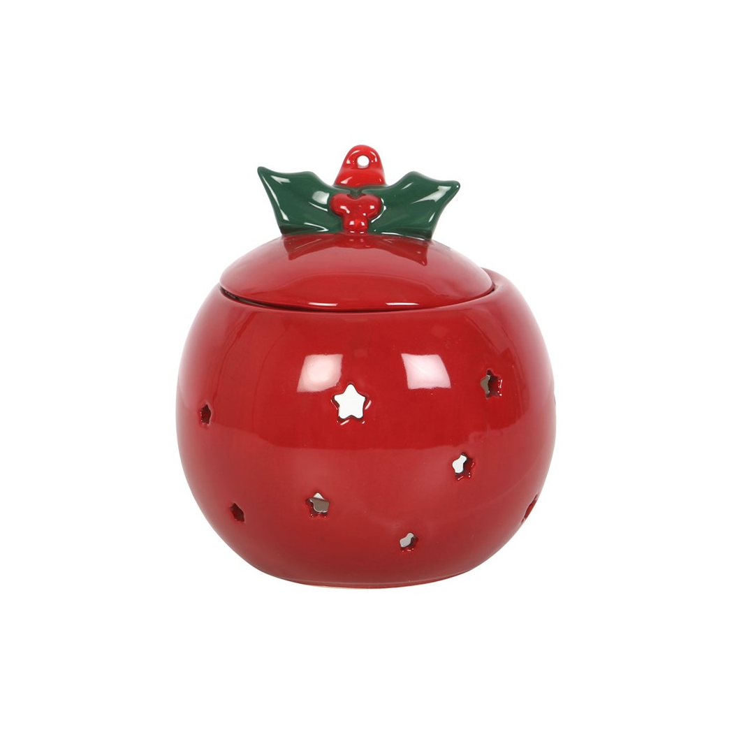 Red Bauble Oil Burner