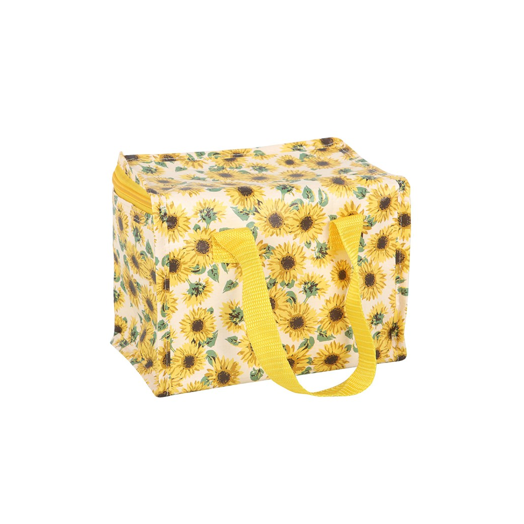 Sunflower Print Lunch Bag