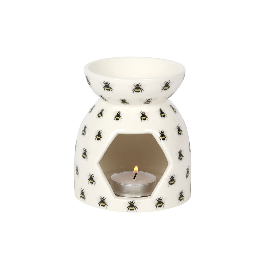 All Over Bee Print Oil Burner