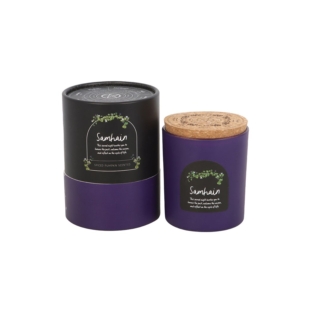 Samhain Spiced Pumpkin Wheel of the Year Candle