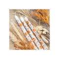 Set of 3 Pumpkin Taper Candles