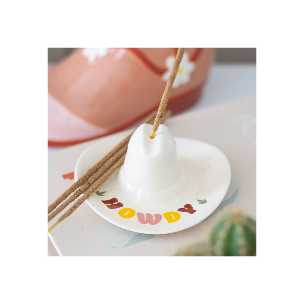 Howdy Cowboy Hat Incense Stick Holder