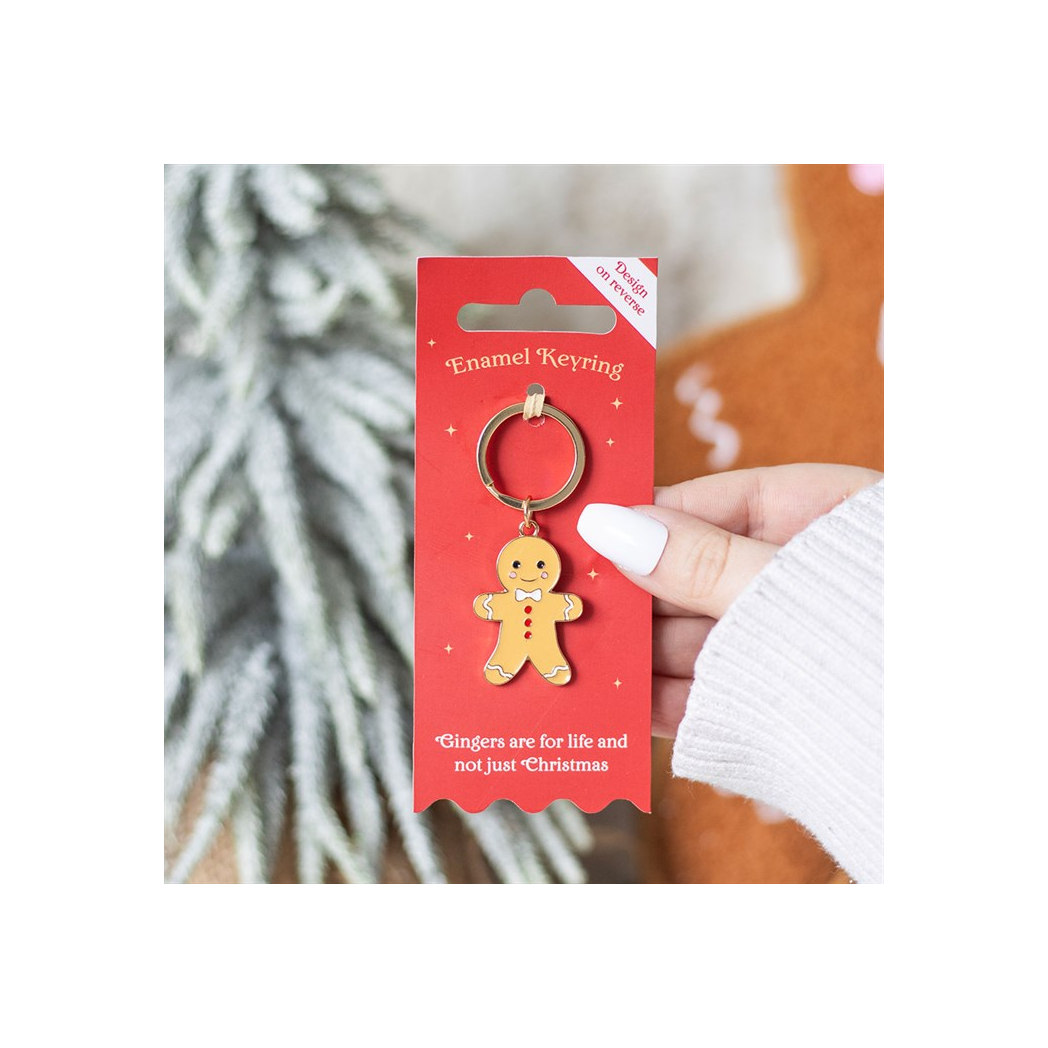 Gingerbread Man Keyring