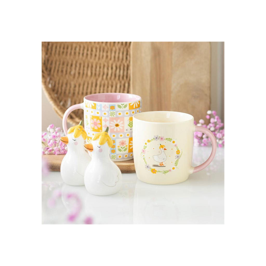 Floral Duck Mug