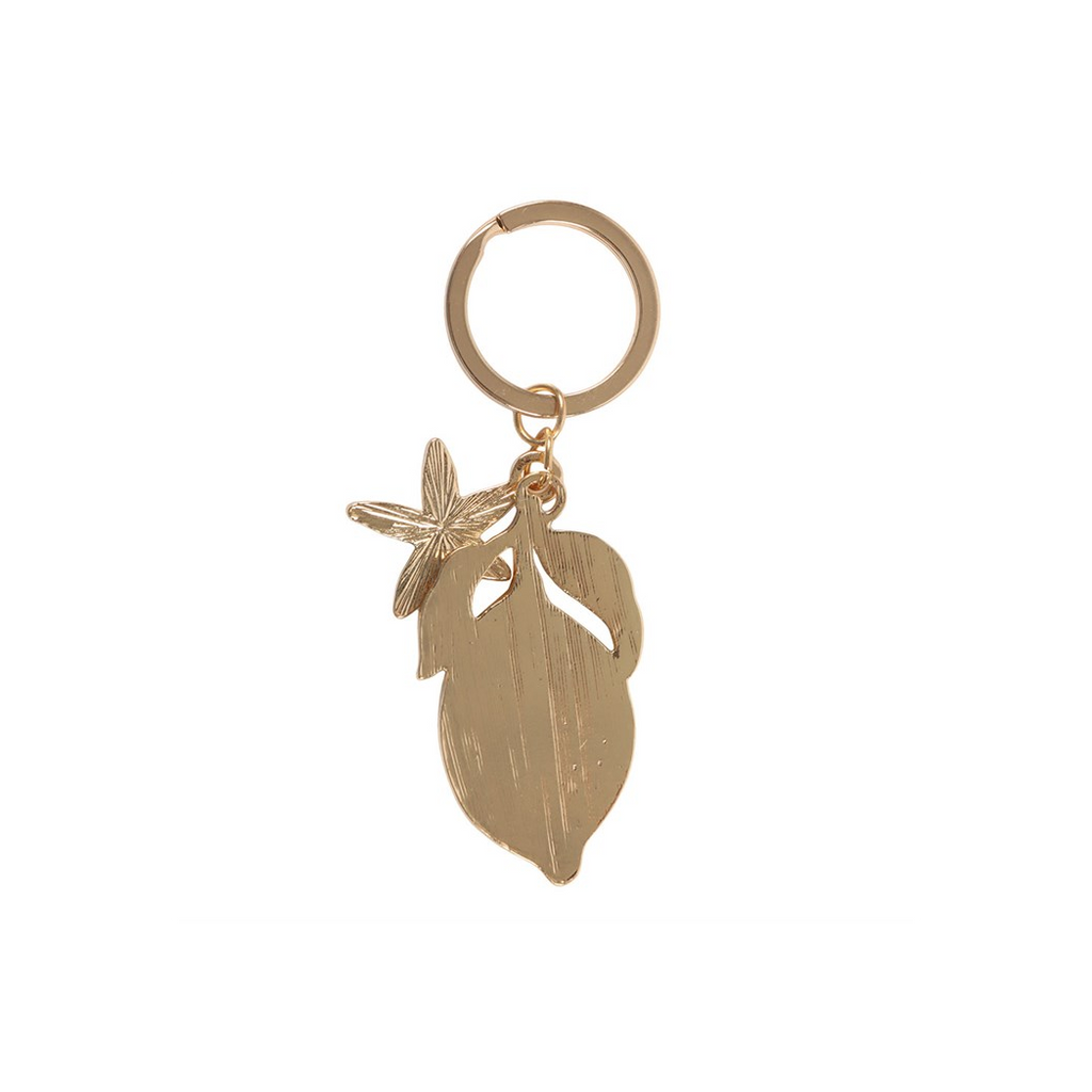 Lemon Flower Keyring