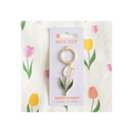 White Tulip Keyring