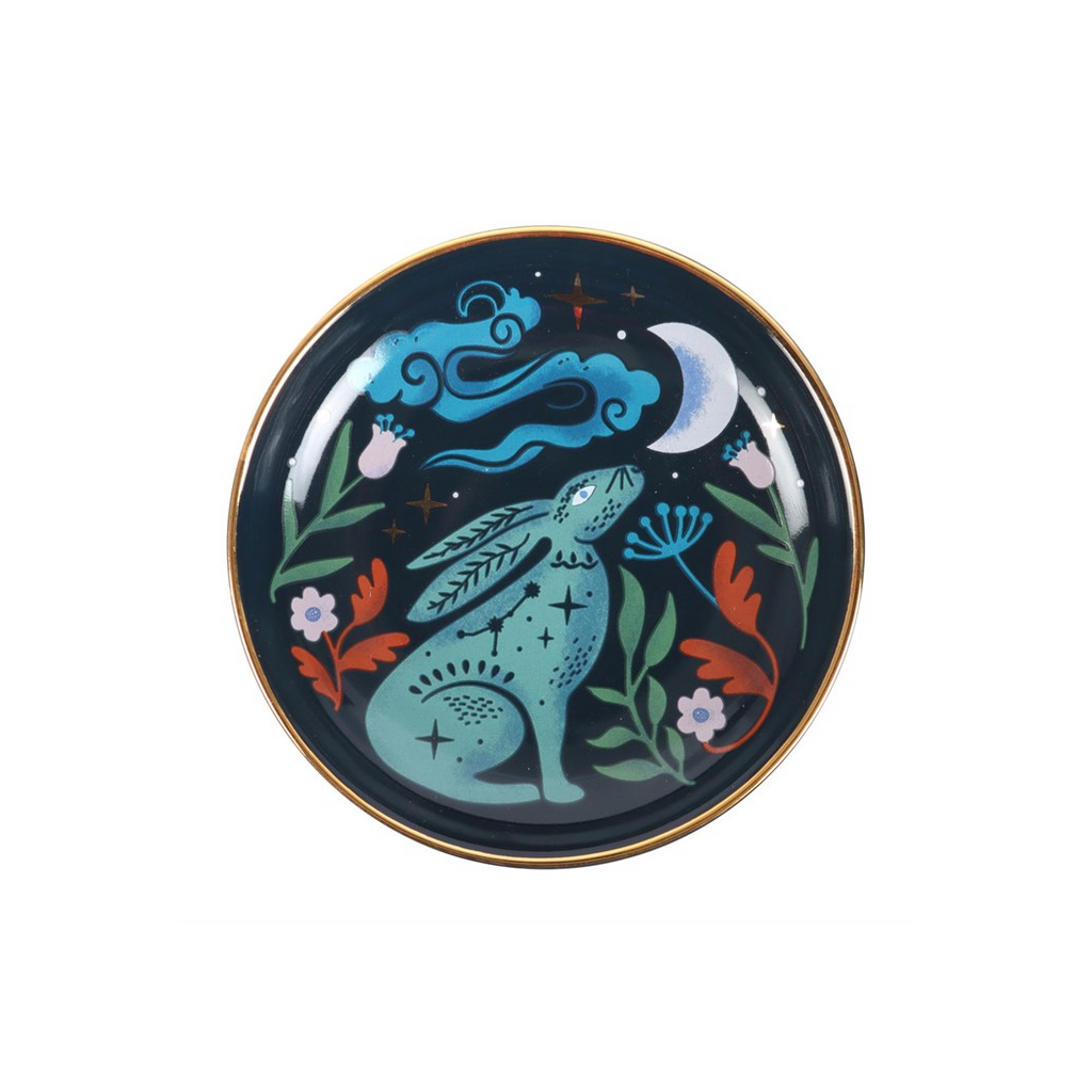 Midnight Hare Trinket Dish