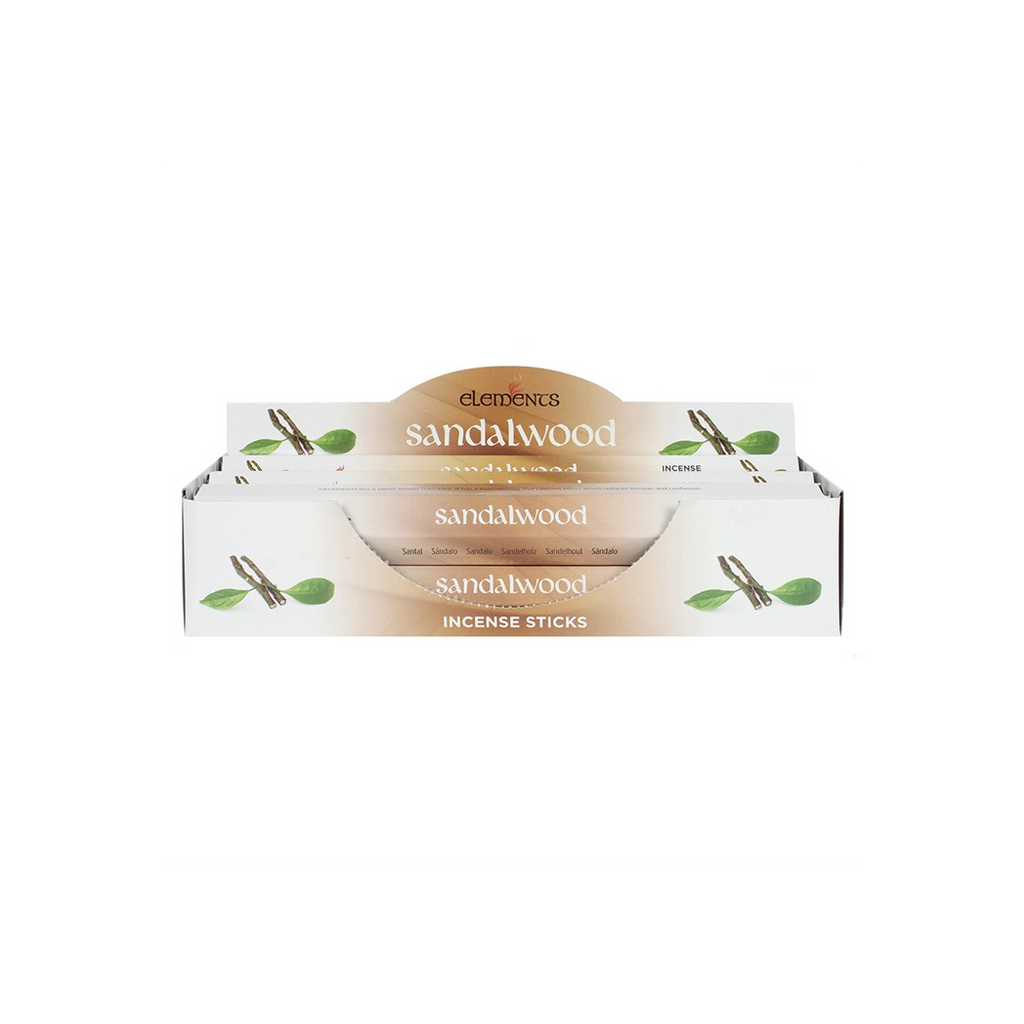 Set of 6 Packets of Elements Sandalwood Incense Sticks
