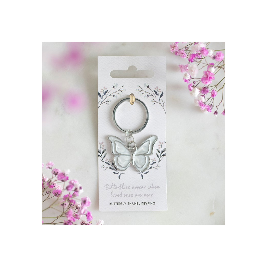 Butterflies Appear Keyring