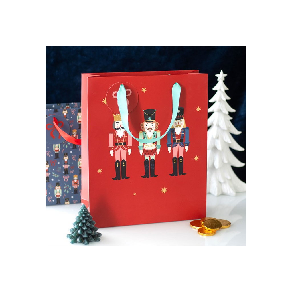 33cm Red Nutcracker Gift Bag