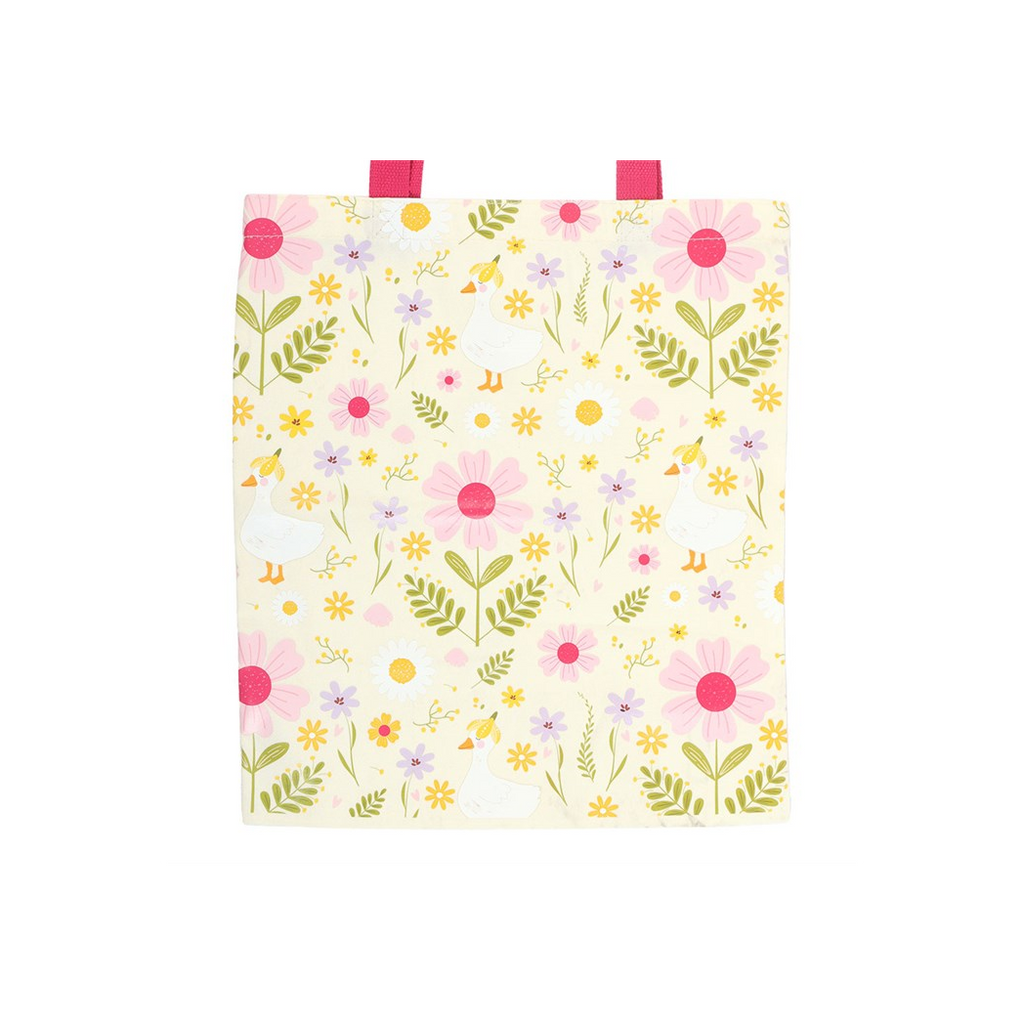 Daisy & Duck Print Tote Bag