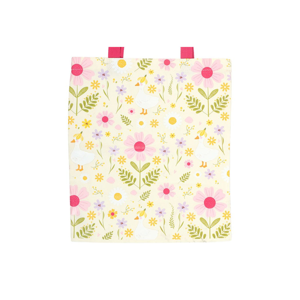 Daisy & Duck Print Tote Bag