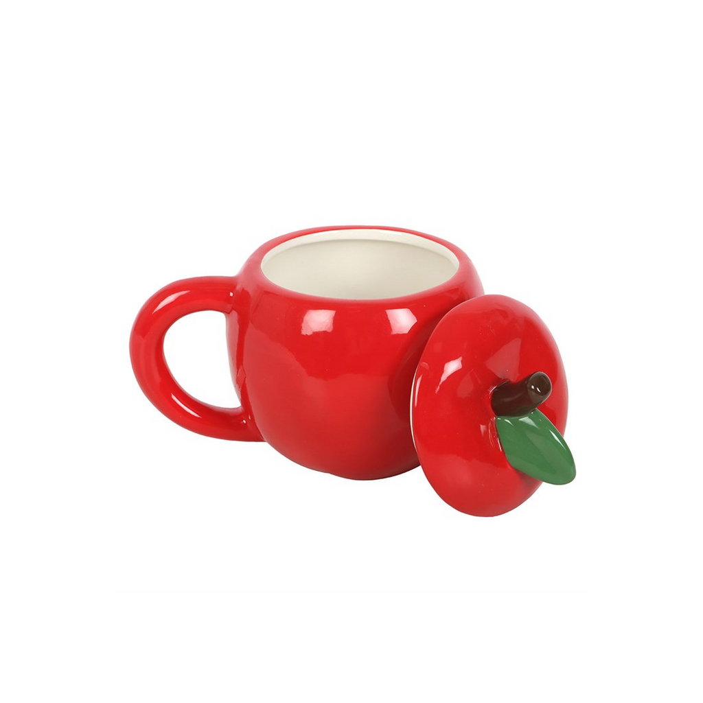 Apple Shaped Lidded Mug
