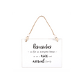 Nice And Normal Family Hanging Sign