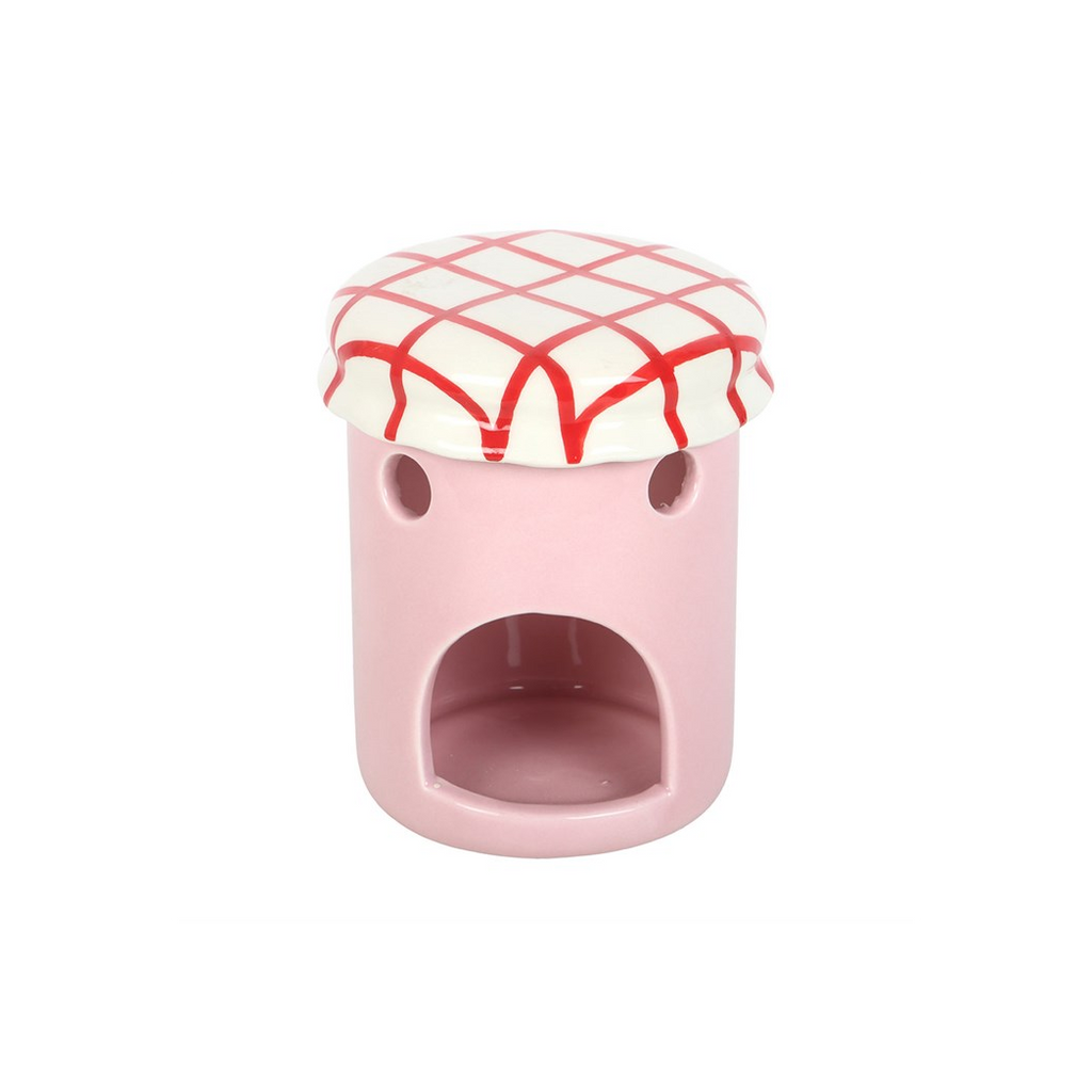 Strawberry Jelly Jar Oil Burner and Wax Warmer