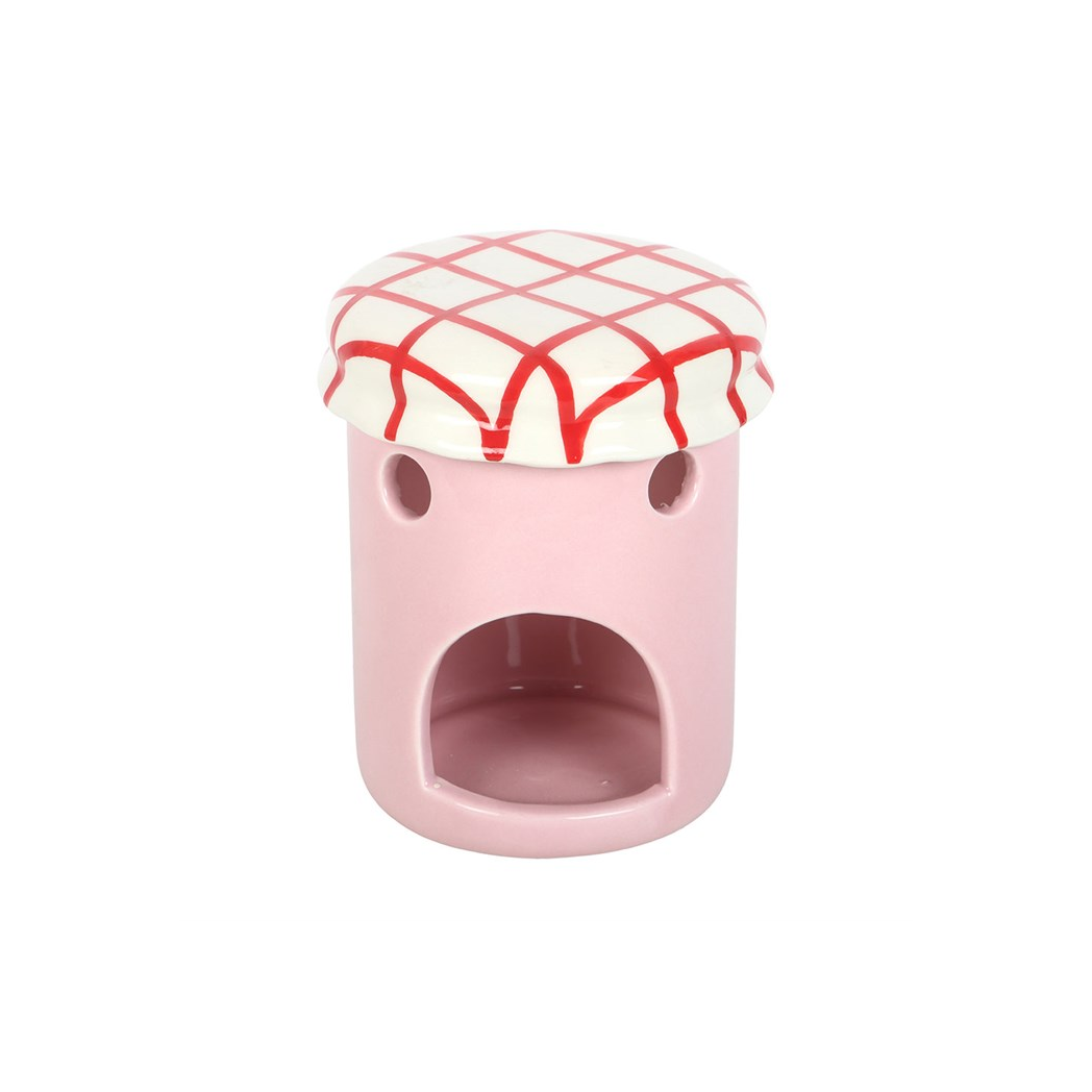 Strawberry Jelly Jar Oil Burner and Wax Warmer