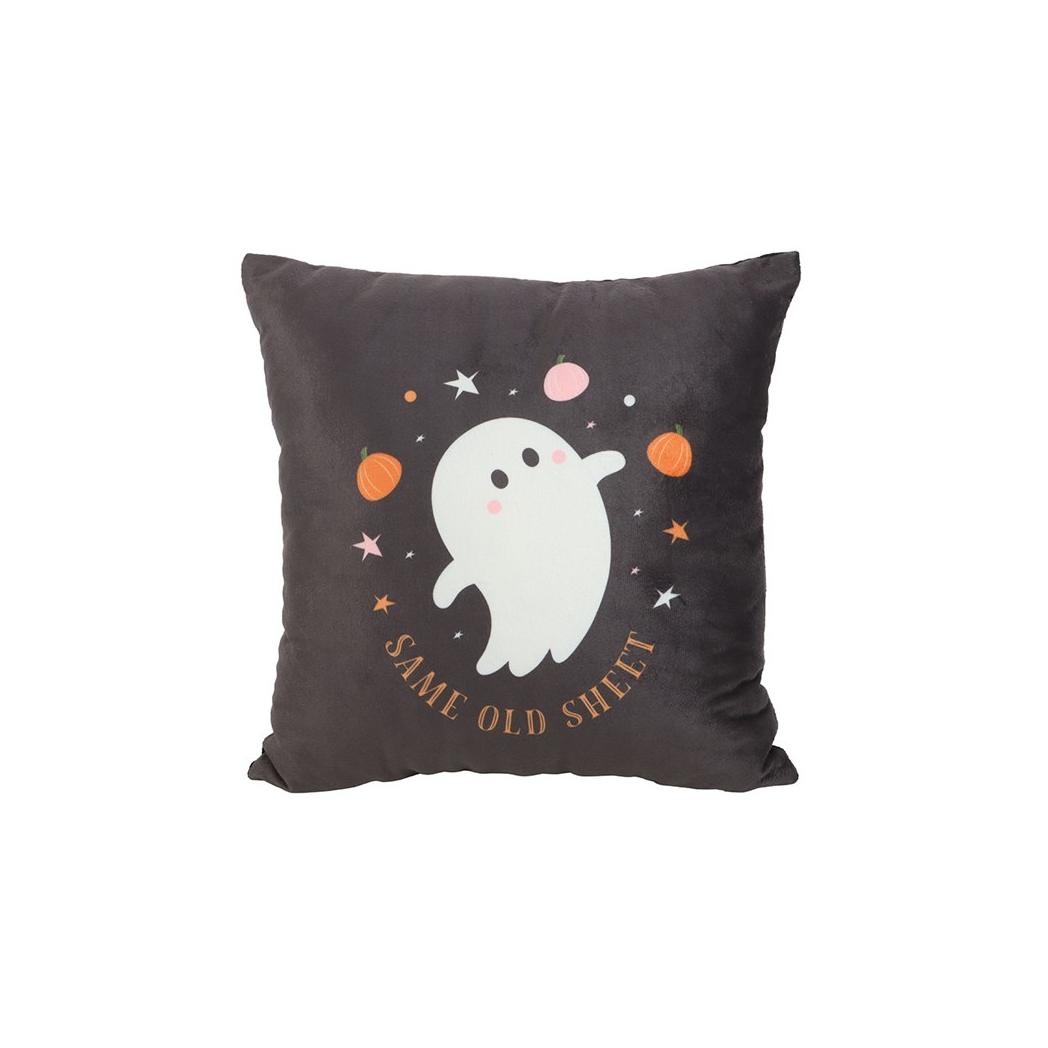 Square Same Old Sheet Ghost Cushion