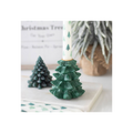Green Fir Tree Candle Holder with Taper Candle