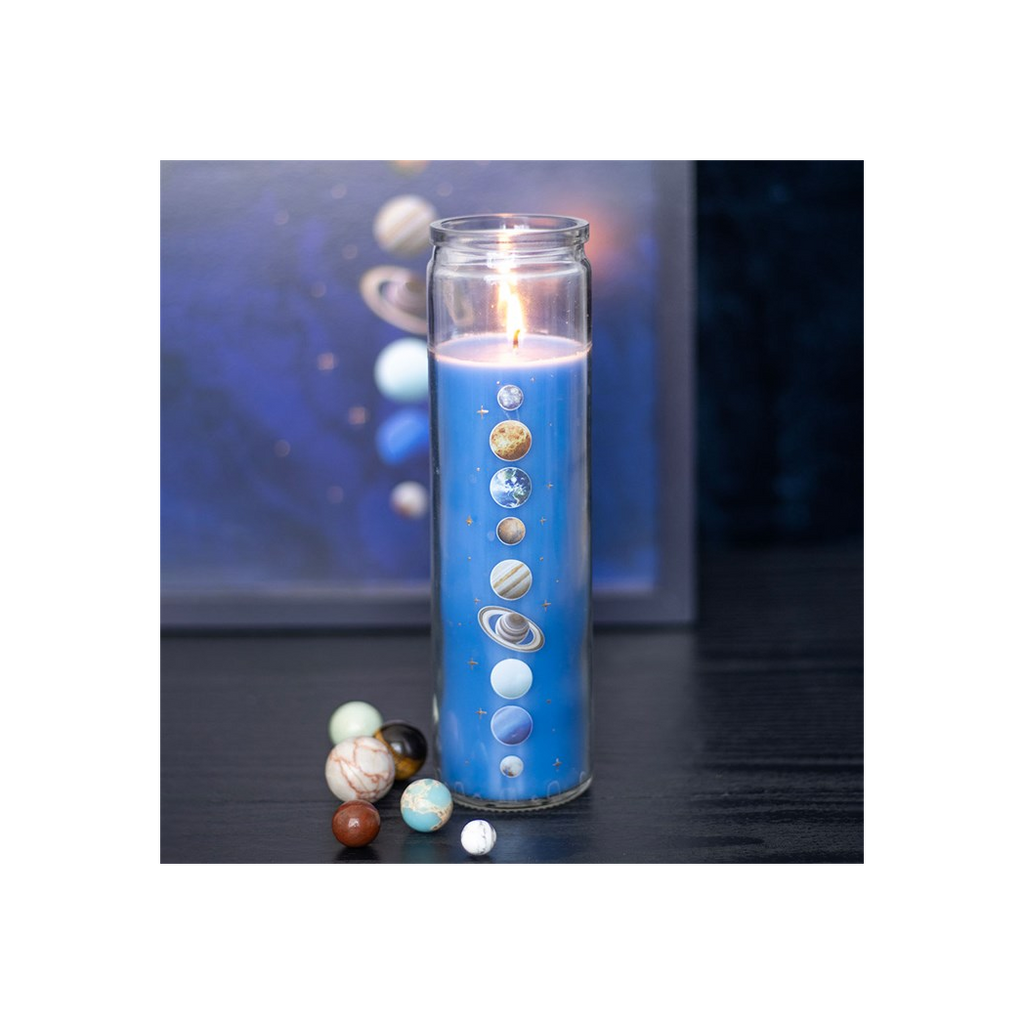 Solar System Cedar Tube Candle