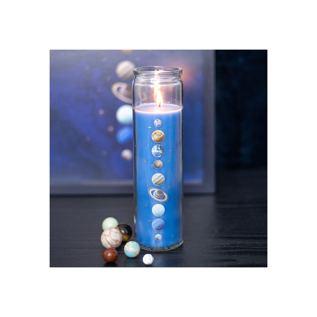 Solar System Cedar Tube Candle