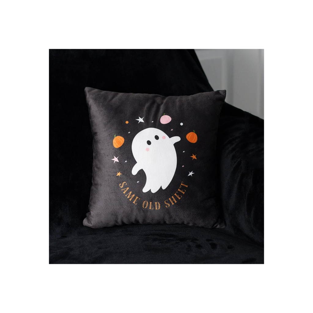 Square Same Old Sheet Ghost Cushion