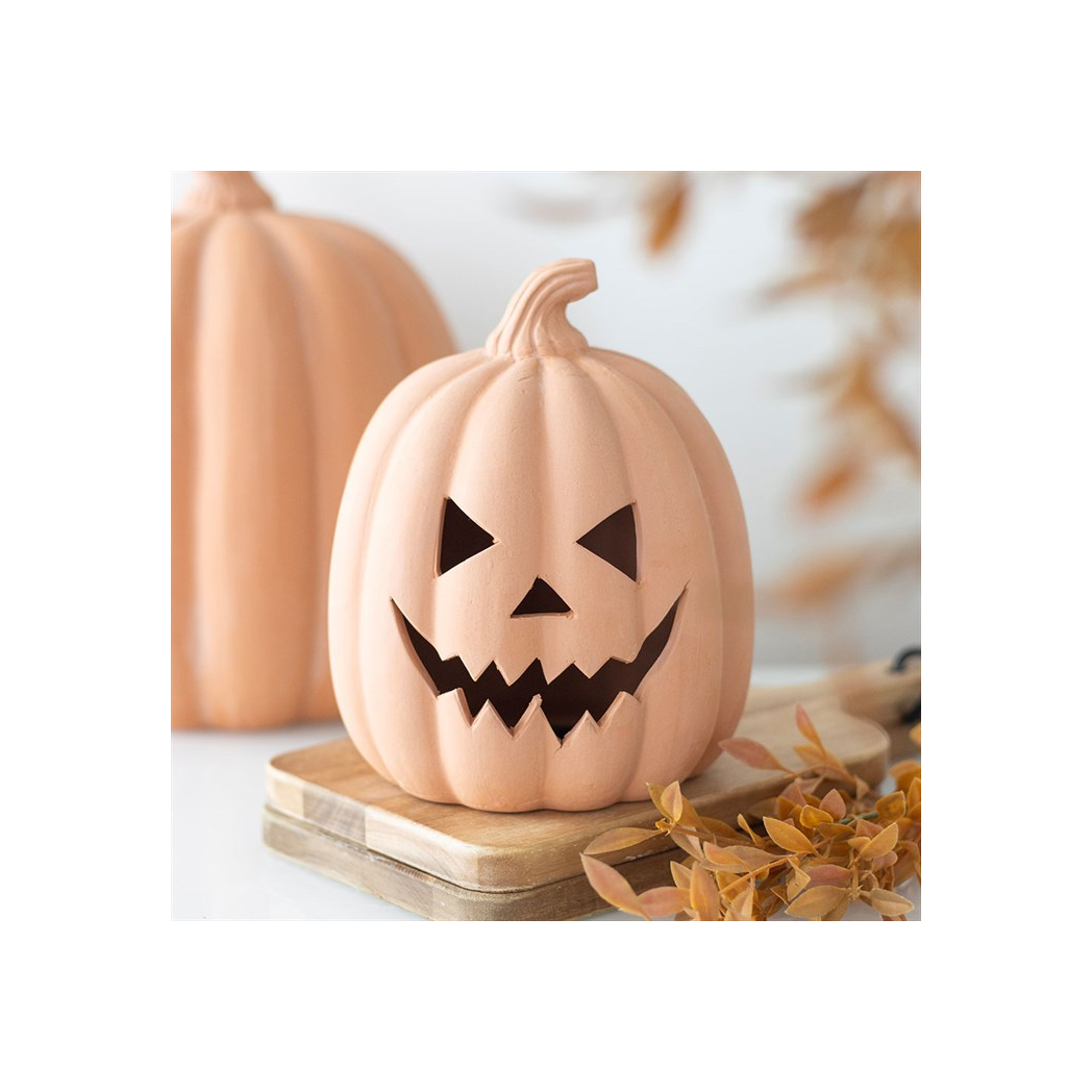 15cm Terracotta Pumpkin Ornament