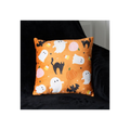 Square Sweet and Spooky Ghost Print Cushion