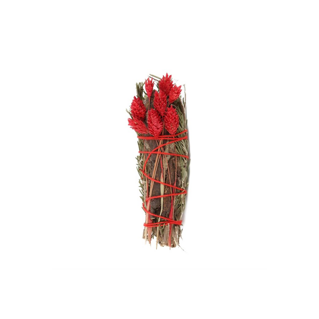 6in Ritual Wand Smudge Stick with Rosemary and Yerba Santa Sage