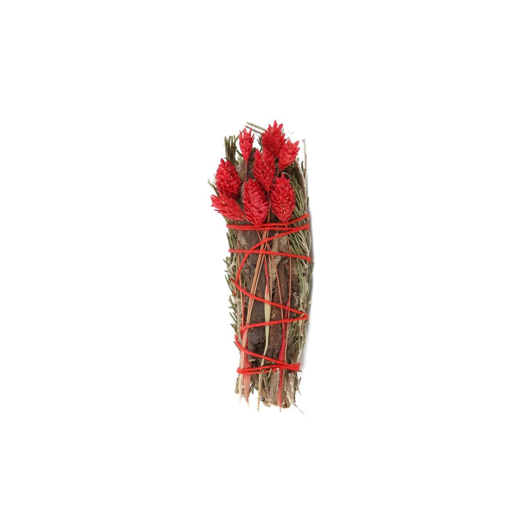 6in Ritual Wand Smudge Stick with Rosemary and Yerba Santa Sage