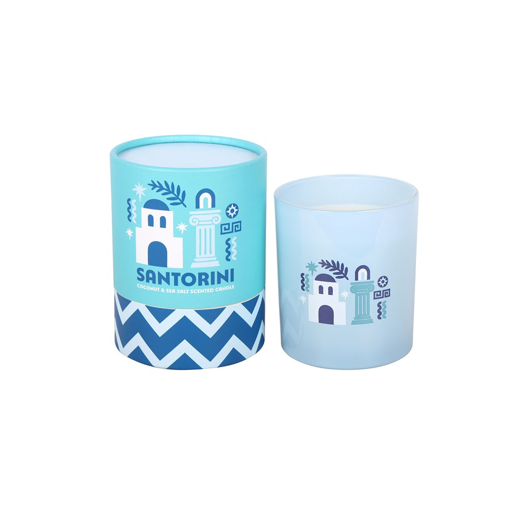 Santorini Coconut & Sea Salt Scented Candle