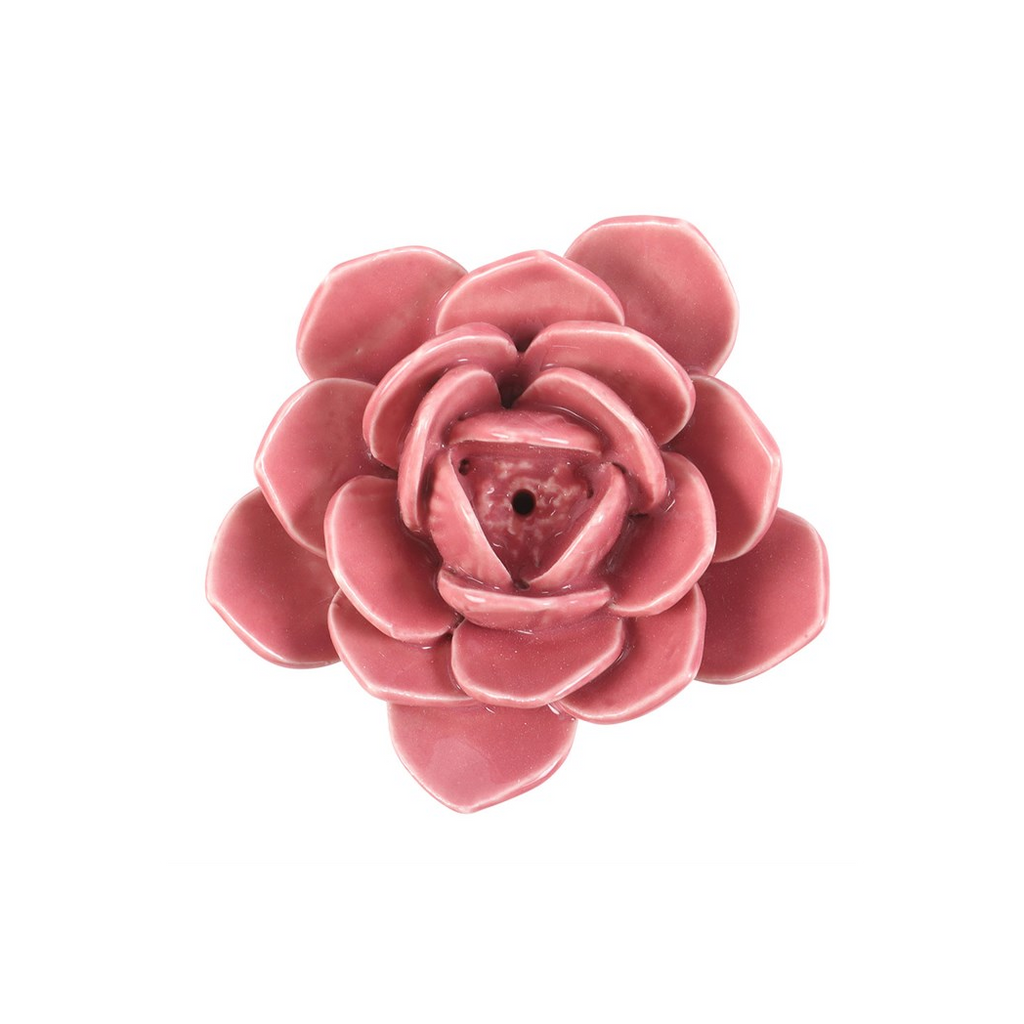 Pink Water Lily Incense Stick Holder
