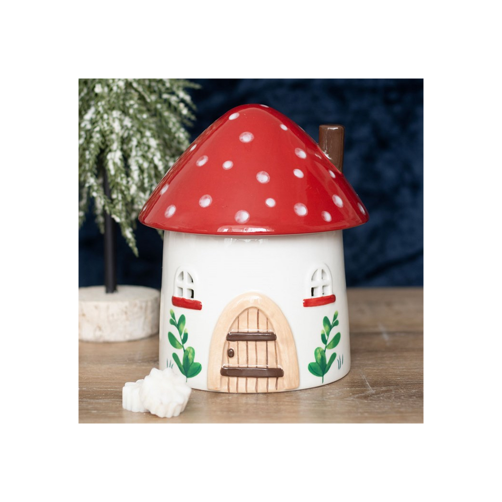 Mushroom House Oil Burner and Wax Warmer