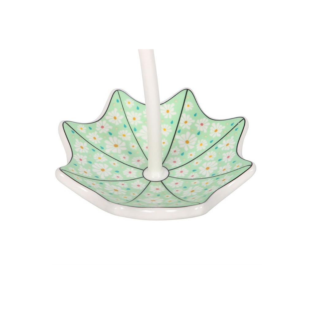 Floral Umbrella Trinket Dish