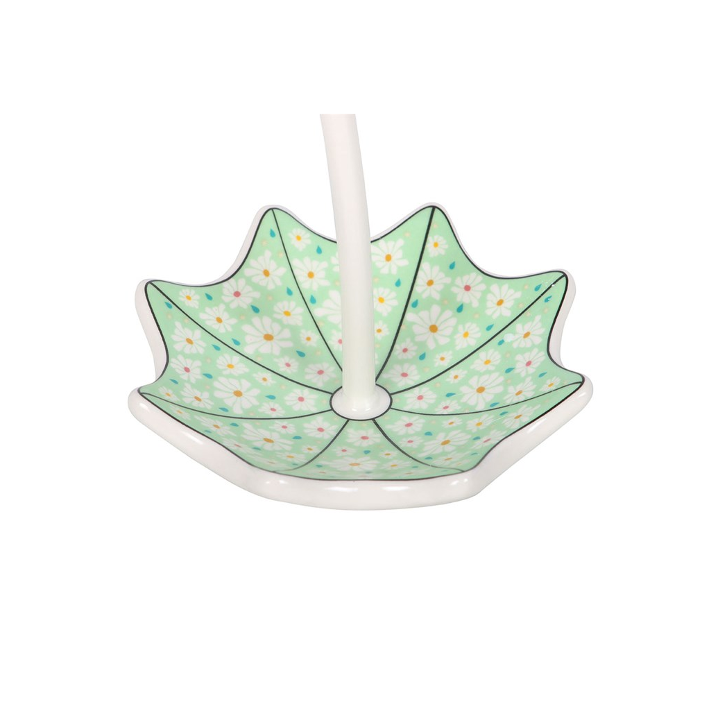 Floral Umbrella Trinket Dish
