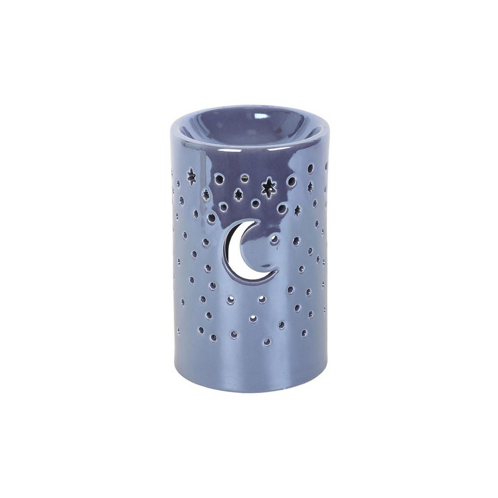 Iridescent Purple Moon Pillar Oil Burner