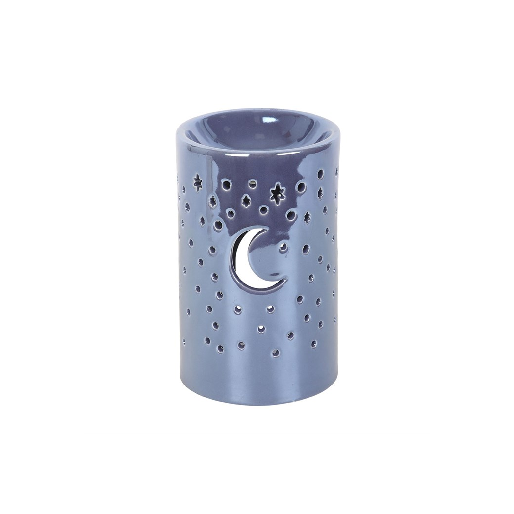 Iridescent Purple Moon Pillar Oil Burner