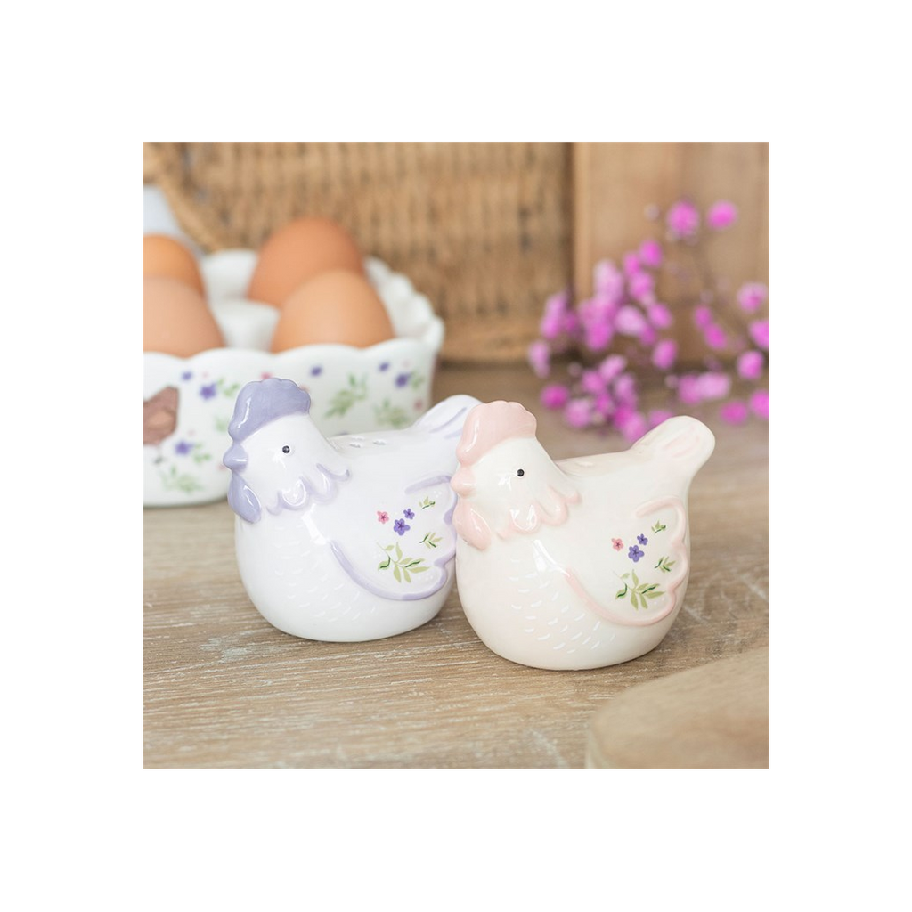 Hen Shaped Salt and Pepper Shakers