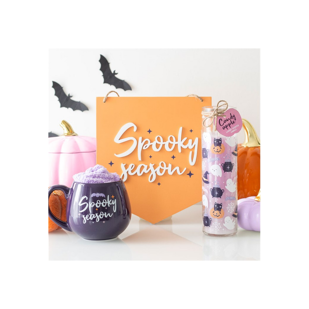 Orange Spooky Season Hanging Sign
