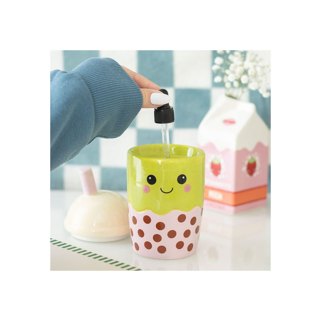 Kawaii Bubble Tea Oil Burner and Wax Warmer