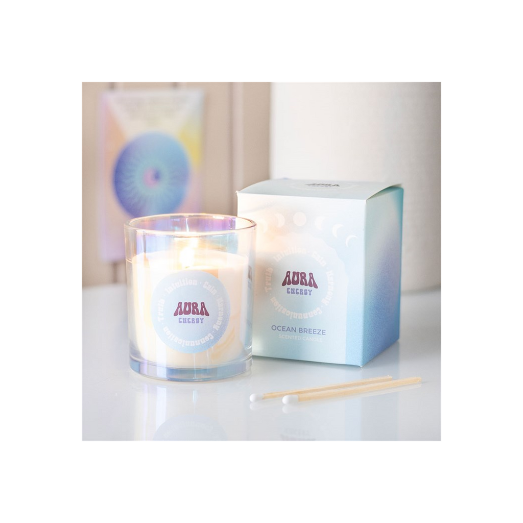 Aura Energy Ocean Breeze Iridescent Candle
