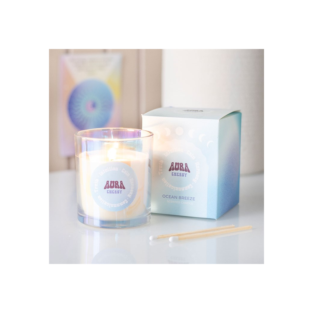 Aura Energy Ocean Breeze Iridescent Candle
