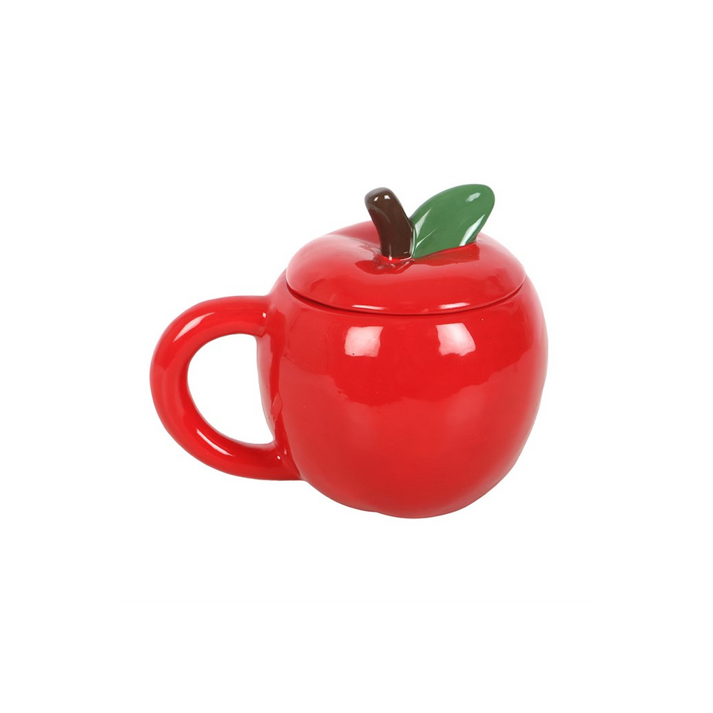 Apple Shaped Lidded Mug