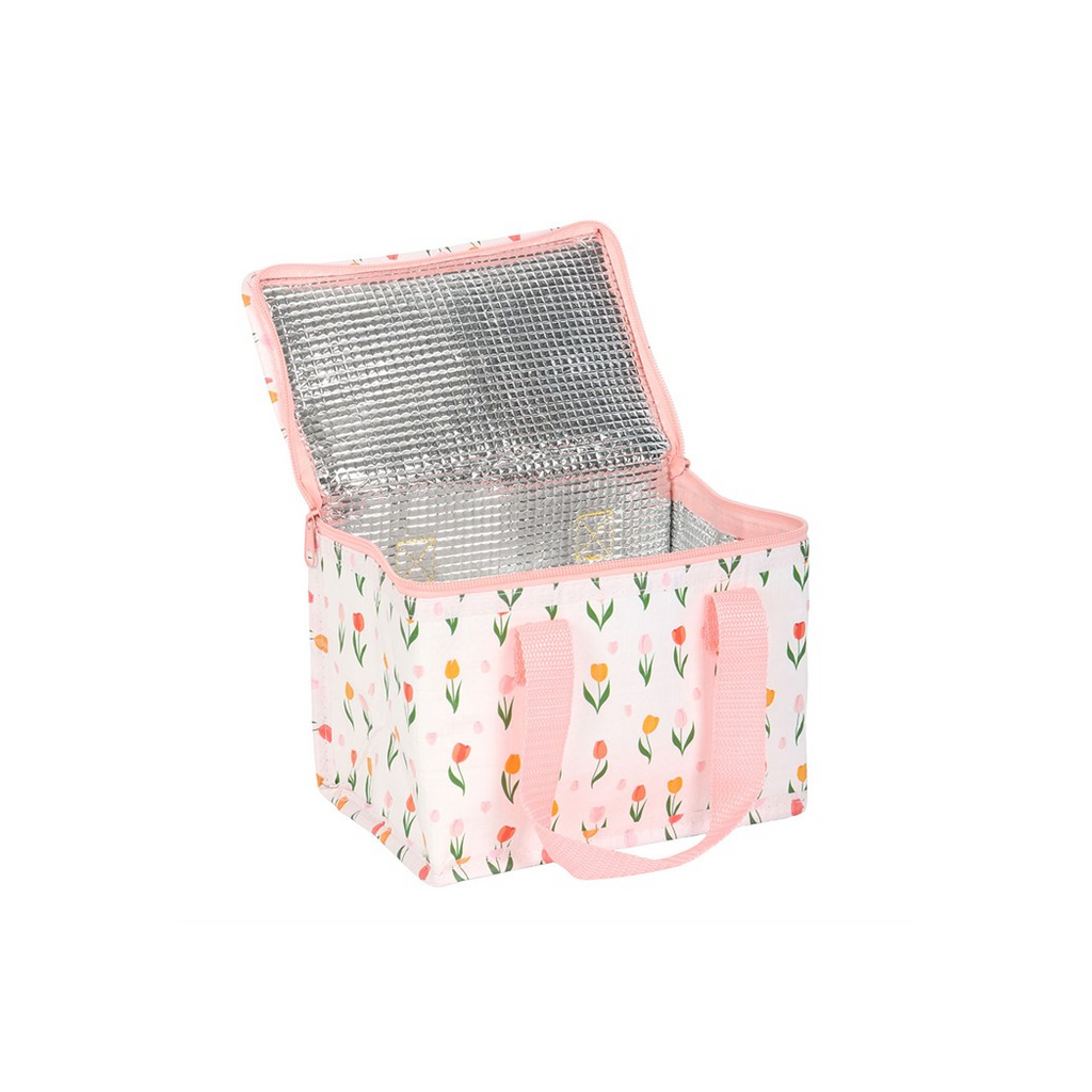 Tulip Print Recycled Plastic Lunch Bag