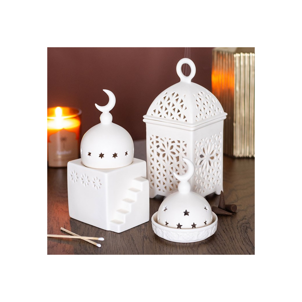 Mosque Incense Cone and Tealight Holder