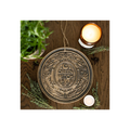 Green Witch Bronze Effect Terracotta Hanging Plaque