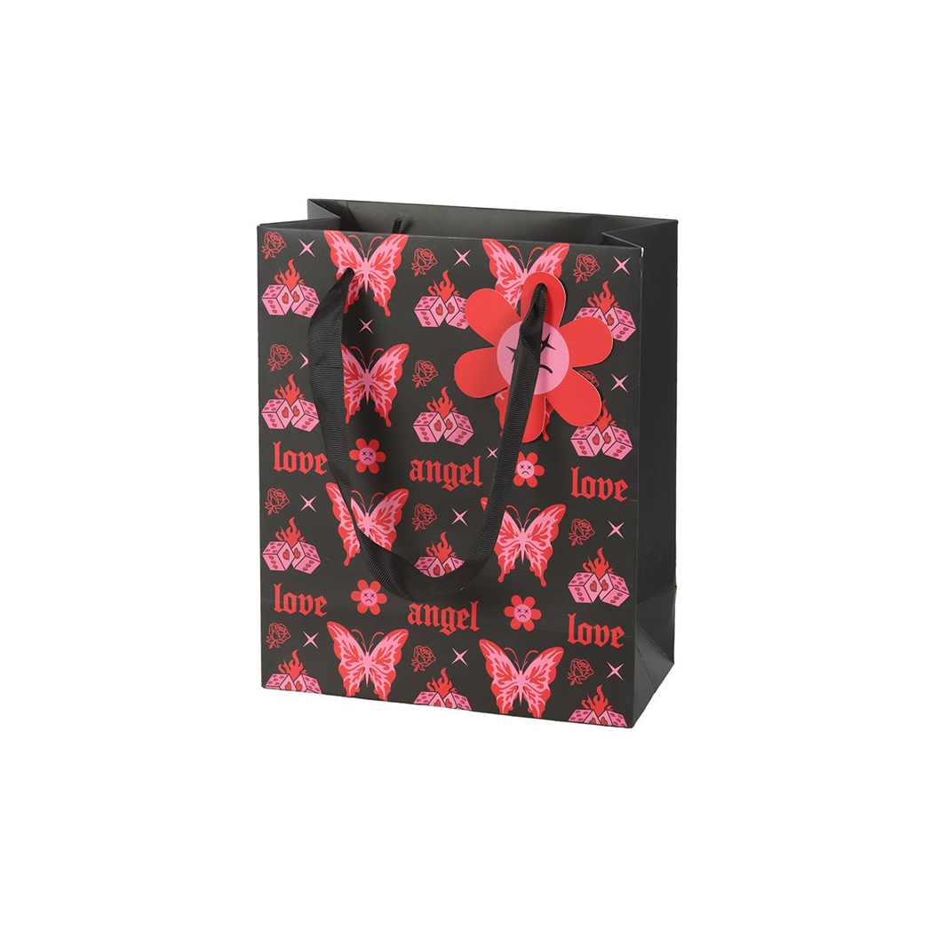 23cm Medium Flaming Butterfly Gift Bag
