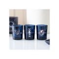 Set of 3 Blue Moon Votive Candle Holders